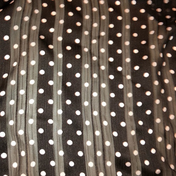 Preloved Lane Bryant Sheer Cold Shoulder Top B6 - Picture 6 of 7